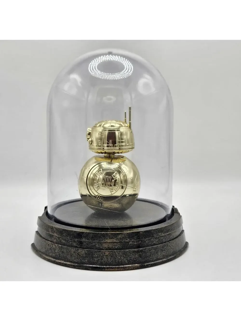 Funko POP Star Wars Gold BB-8 Dome Display Chrome Figure Hot Topic NO BOX